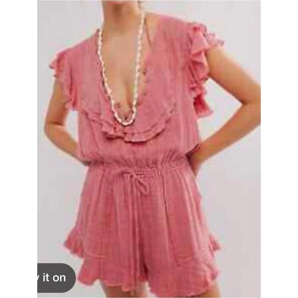 Free People Naya Rose Romper XS Boho One Piece